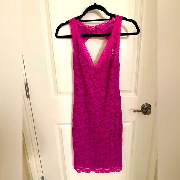 Moda International size XSmall wore one time great condition!!! Fuchsia pink - Picture 2 of 3